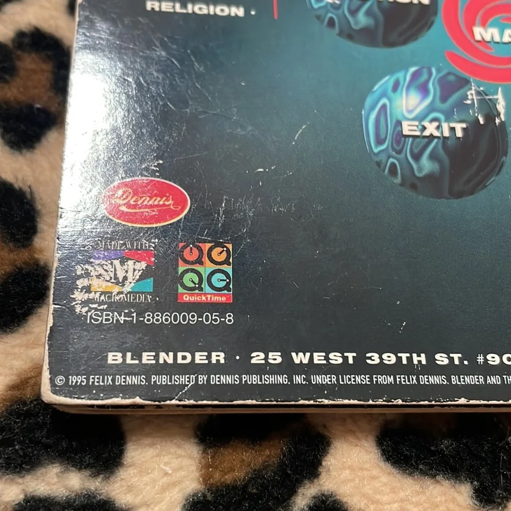 1995 BLENDER Volume CD-ROM Entertainment Magazine BJORK Radiohead Simpsons Music - Picture 12 of 17